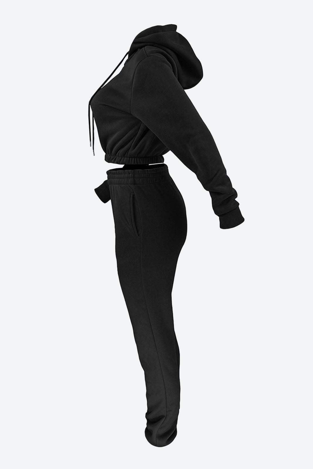 Hooded Pocket Tracksuit Set Lavish Daily