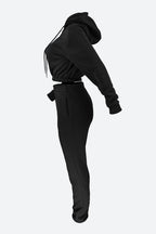 Hooded Pocket Tracksuit Set Lavish Daily
