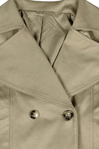 Cropped Trench Coat LavishDaily