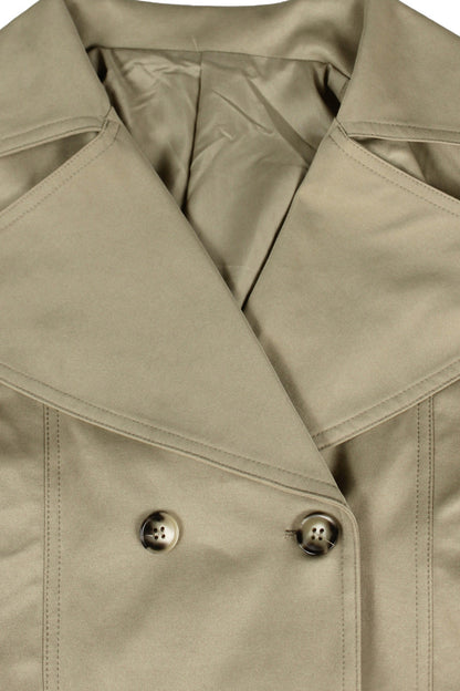Cropped Trench Coat Lavish Daily