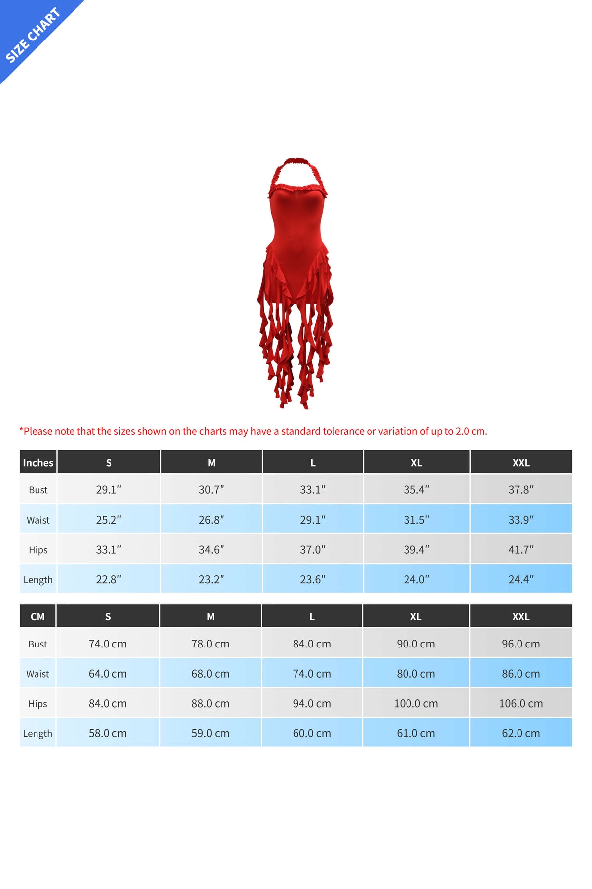 Ruffle Trim Halter Backless Fringe Dress Lavish Daily
