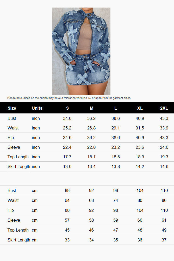 Denim 2 Piece Set Lavish Daily