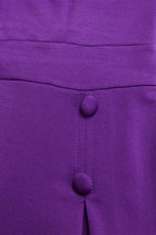 Solid Color Midi Dress Lavish Daily