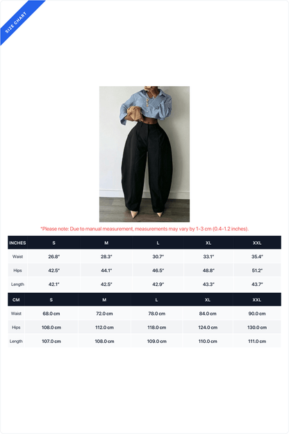 High Waist Sculpted Barrel Leg Pants Lavish Daily