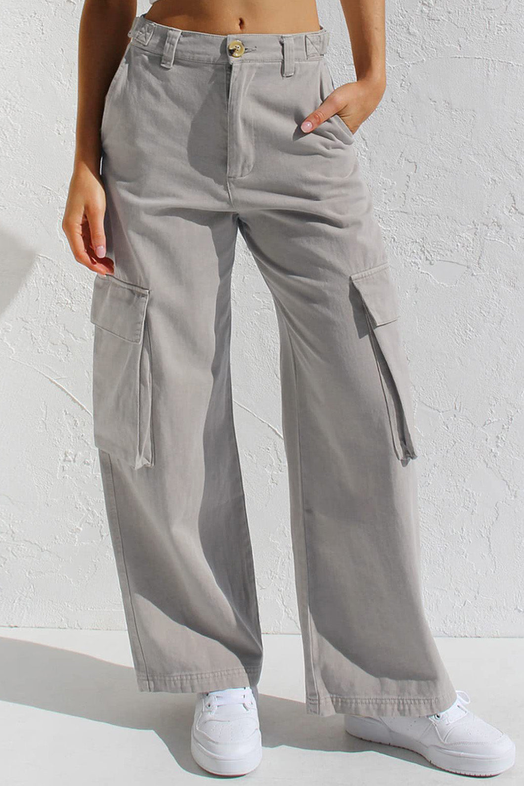 Multi Pocket Cargo Style Women’s Denim Pants Lavish Daily
