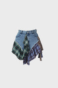 Denim High Waist Skirt Lavish Daily