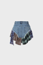 Denim High Waist Skirt Lavish Daily