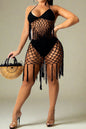 Crochet Beach Sexy Tassel Dress Lavish Daily