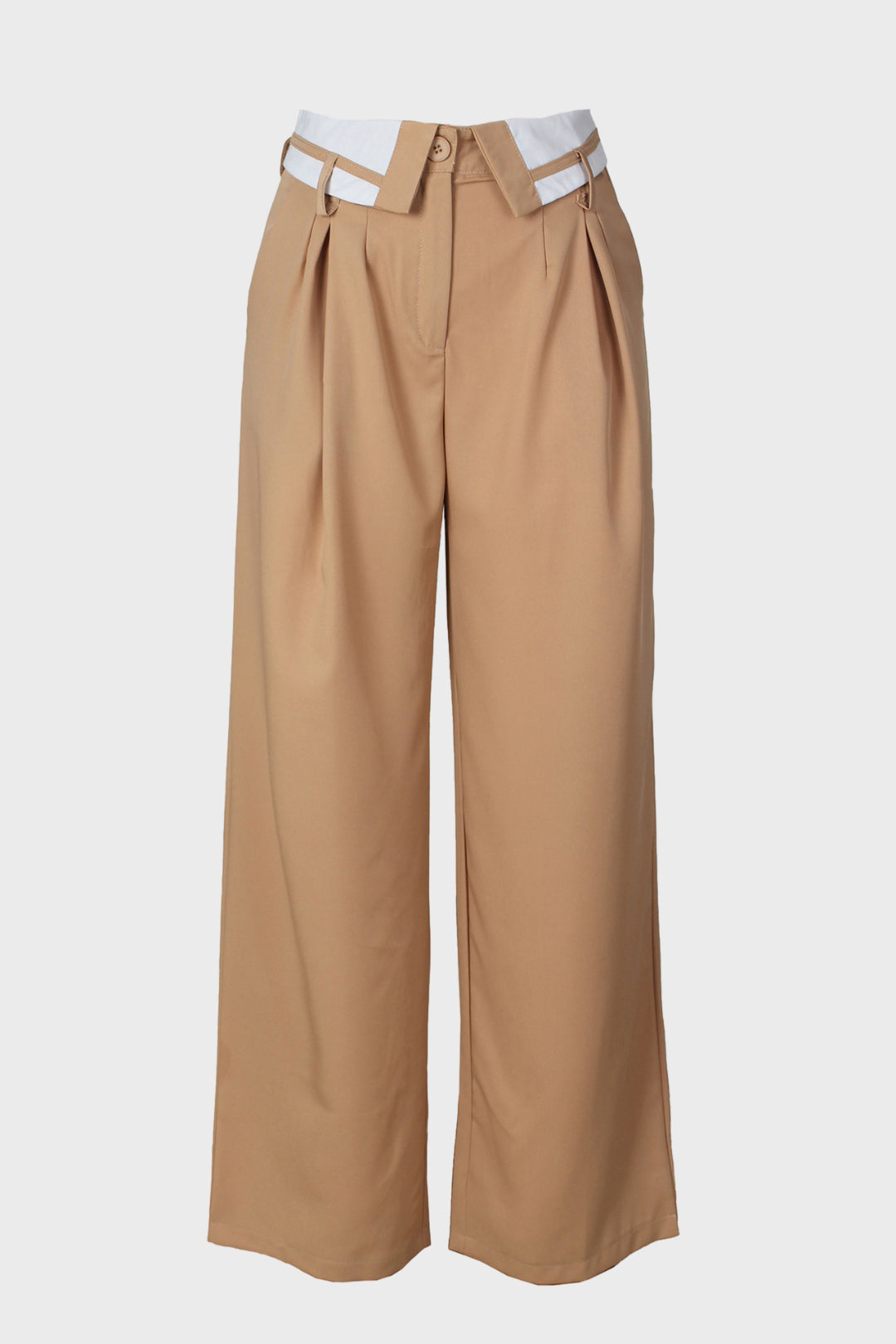 Wide Leg Slack Pants Lavish Daily