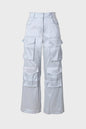 Solid Large Pocket Cargo Pants Lavish Daily