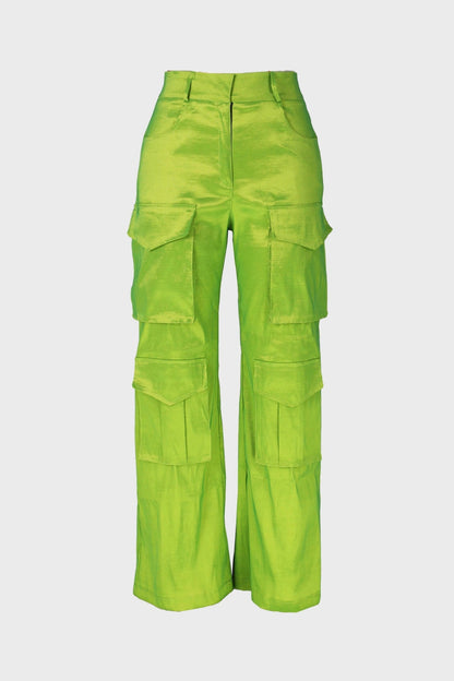 Solid Large Pocket Cargo Pants Lavish Daily