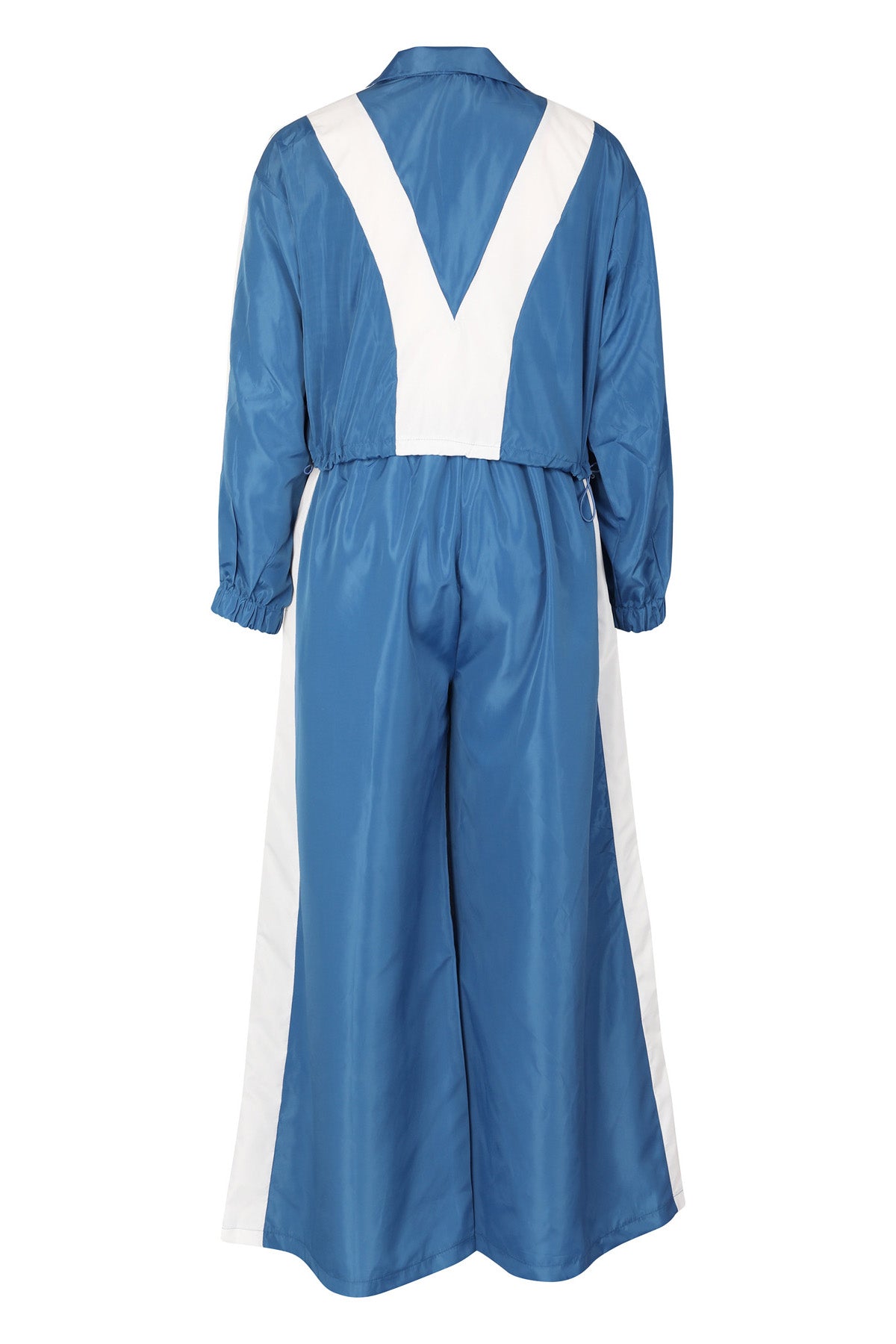 Color-Block Windbreaker & Wide-Leg Set Lavish Daily