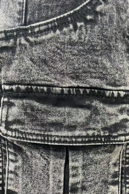 Retro Cargo Denim Shorts Lavish Daily