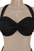 Twist-Front Halter Top & Drape Flare Pant Set Lavish Daily