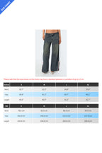 Washed Bow Slit Wide Leg Denim Pants Lavish Daily