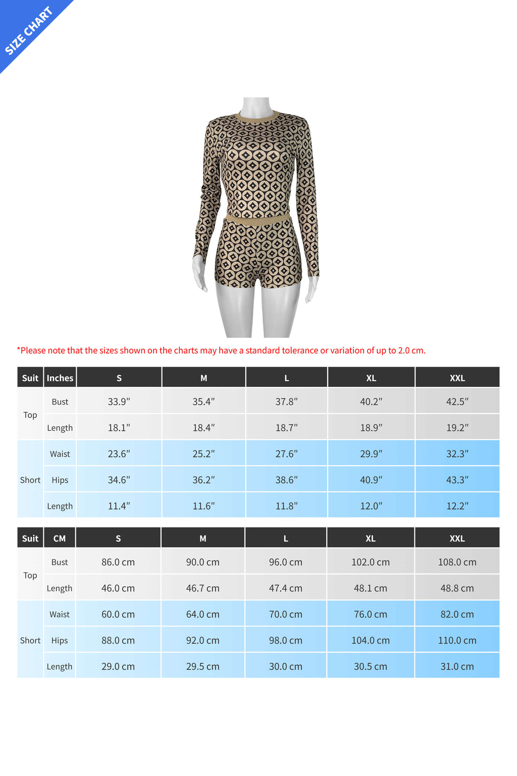Slim Fit Coin Print Long Sleeve Top & Shorts Set Lavish Daily