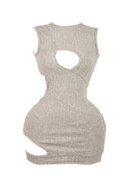 Solid Slim Stretch Hollow Bodycon Mini Dress Lavish Daily
