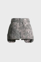 Camouflage Slim Patchwork Pocket Cargo Skirt Lavish Daily