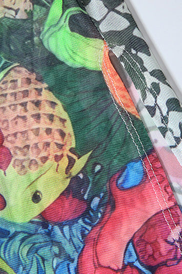 Vintage Floral High Neck Maxi Dress Lavish Daily