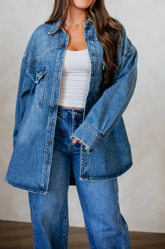 Classic Trucker Denim Jacket Lavish Daily