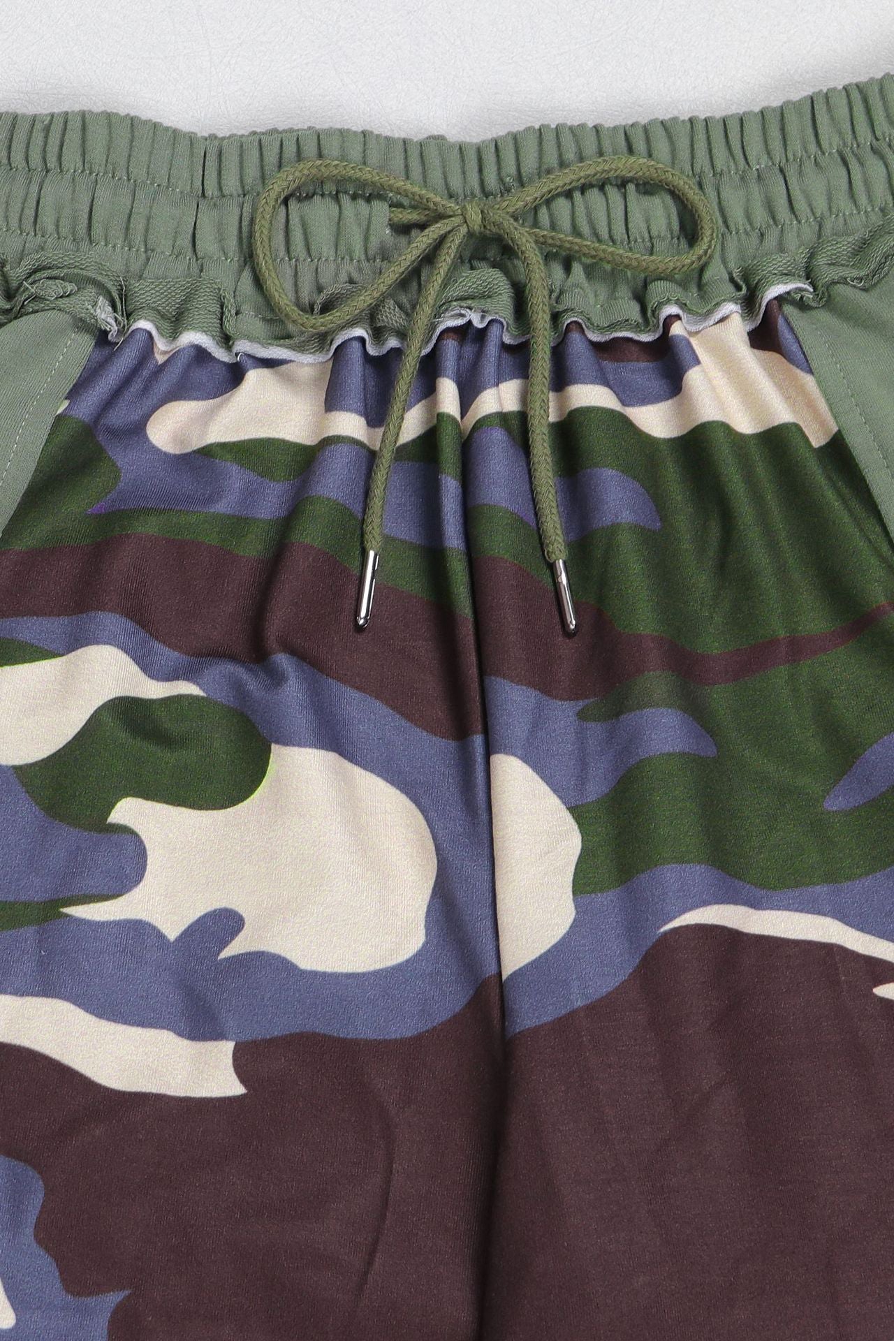 Drawstring Wide-Leg Printed Pants Lavish Daily