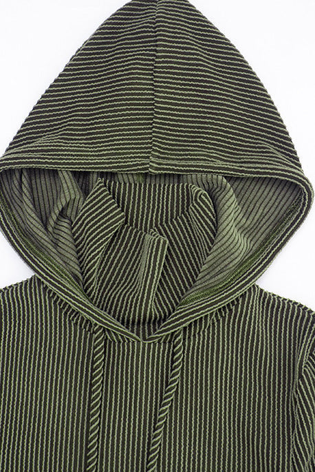 Solid High Neck Hoodie and Pants Set Lavish Daily