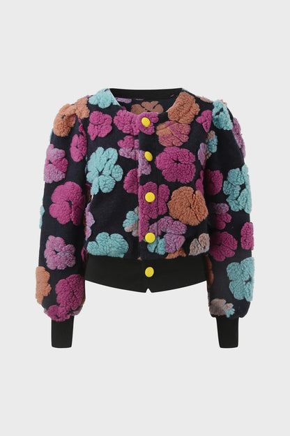 Flower Bomber Jacket Lavish Daily