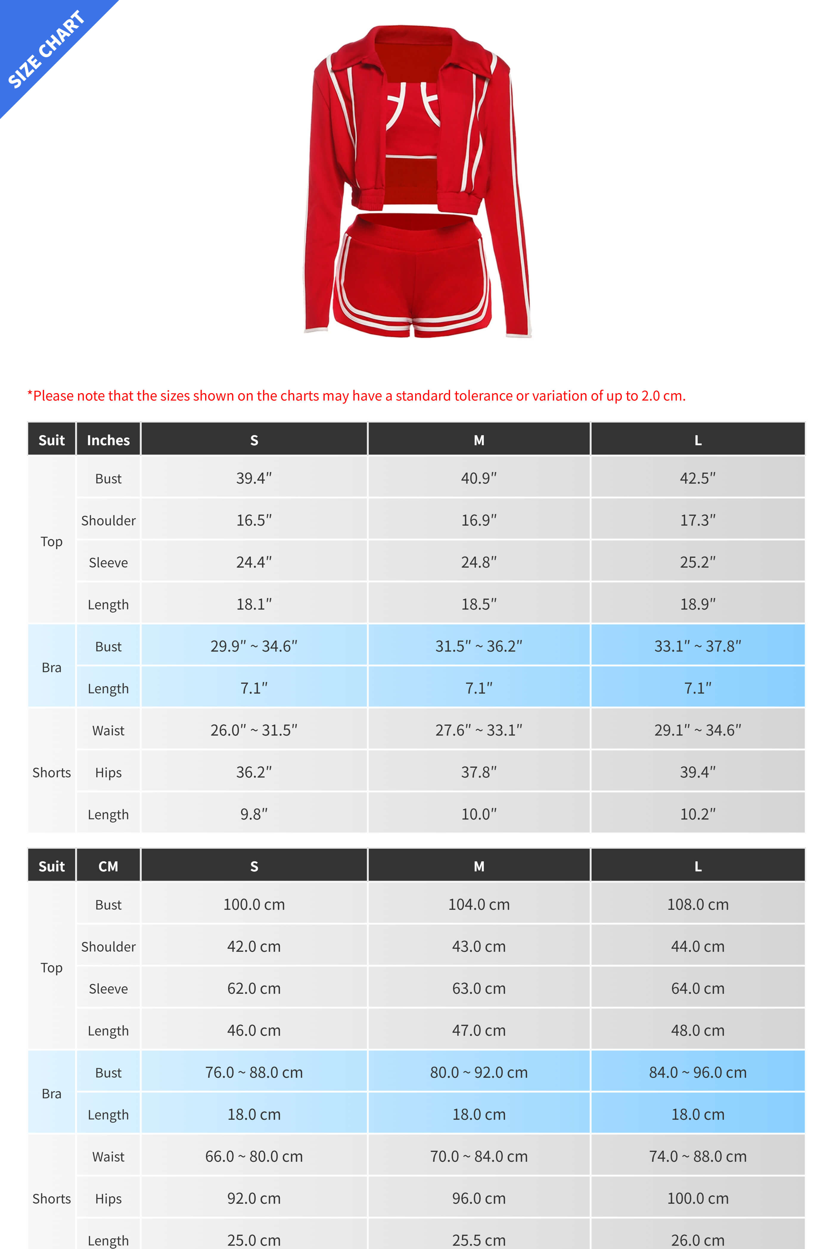 Sporty Contrast Trim 3-Piece Set Lavish Daily