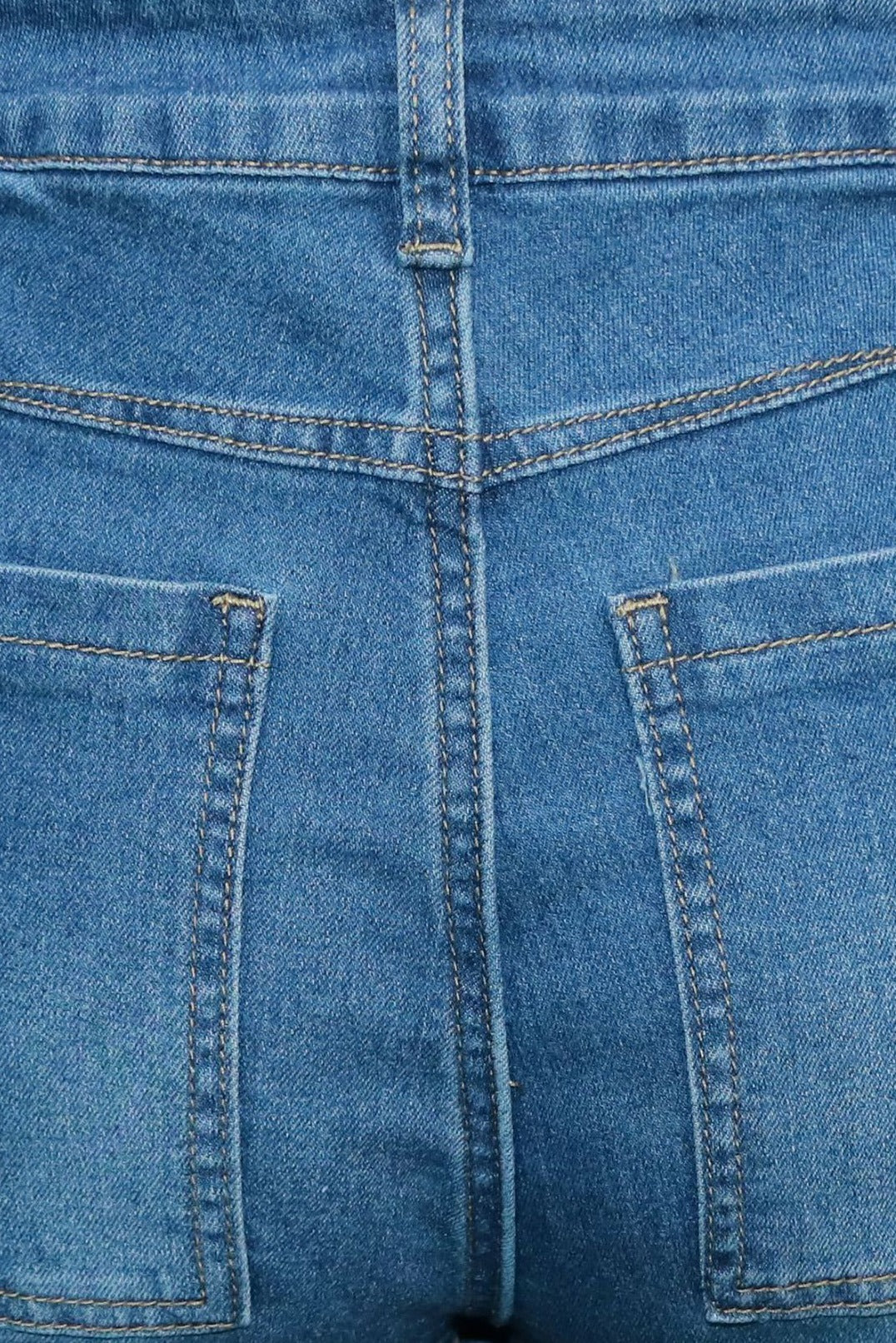 Skirt Overlay Wide Leg Baggy Jeans LavishDaily