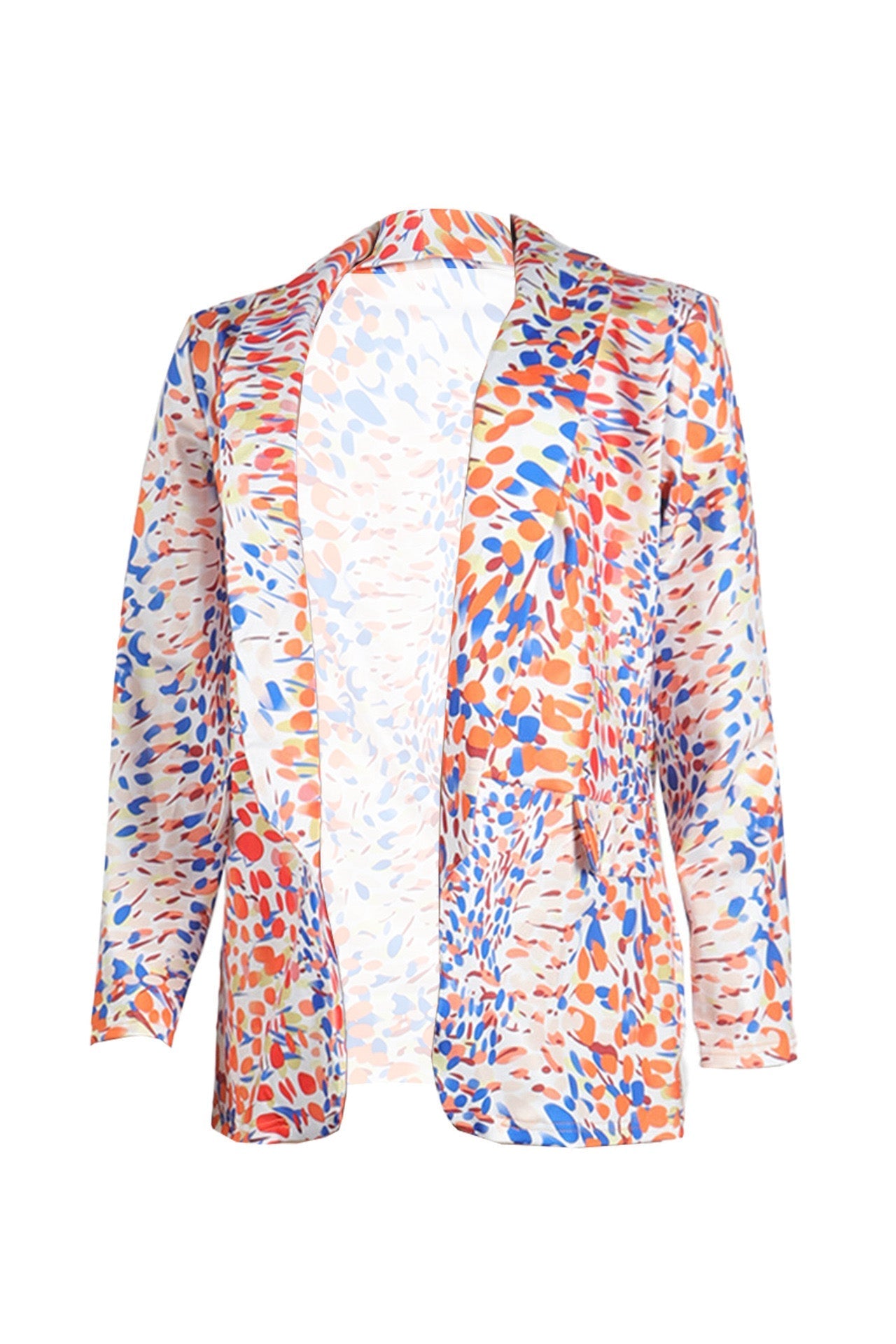 Fitted Long Sleeve Blazer Coat Lavish Daily