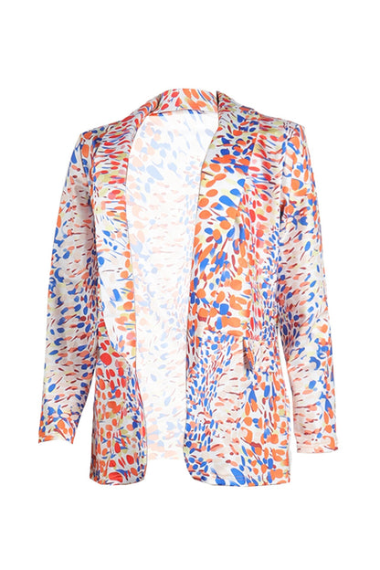 Fitted Long Sleeve Blazer Coat Lavish Daily