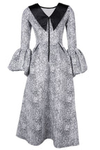 Printed Puff-Sleeve Midi Dress Lavish Daily