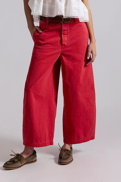 Cropped Wide-Leg Jeans Lavish Daily