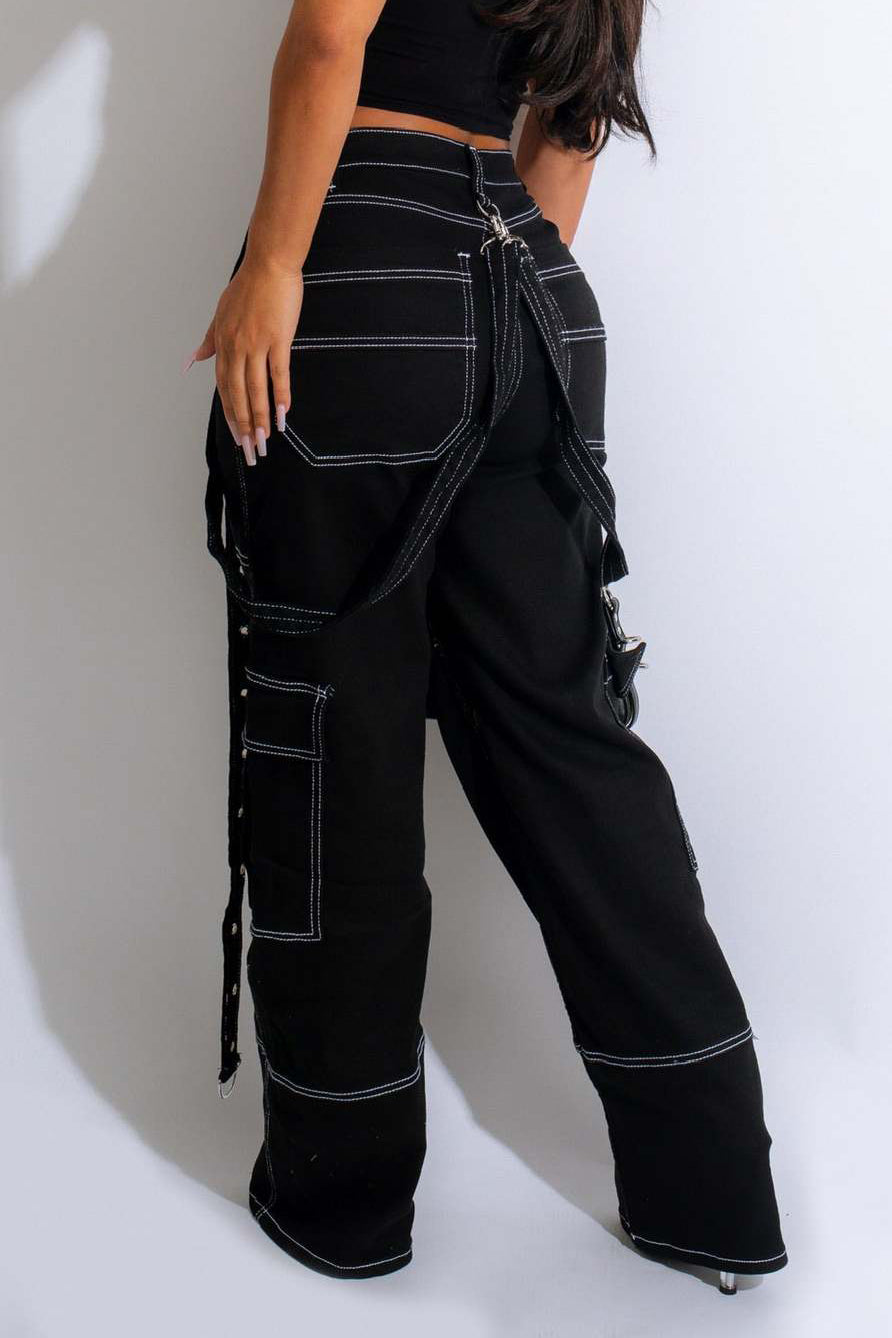 Mid Rise Loose Fit Denim Pants Lavish Daily