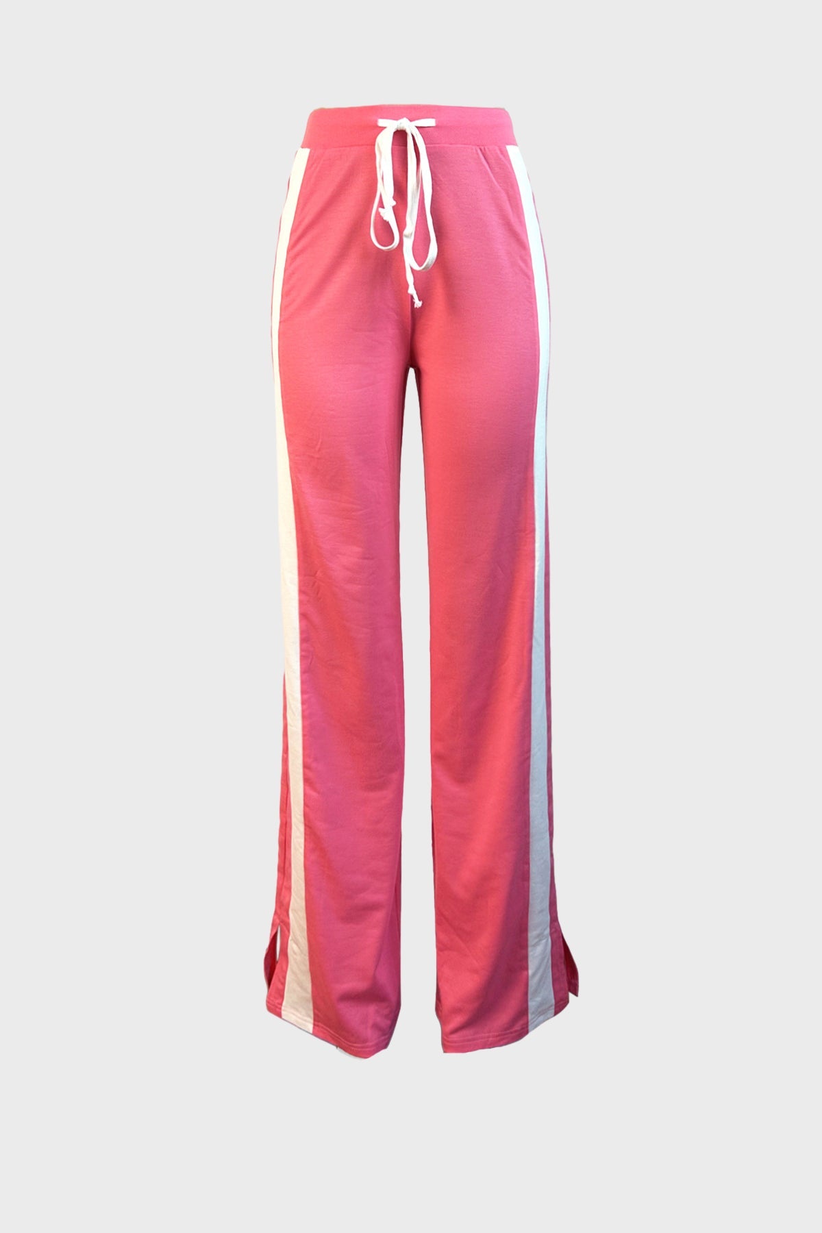 Two Toned Retro Wide Leg Joggers Lavish Daily