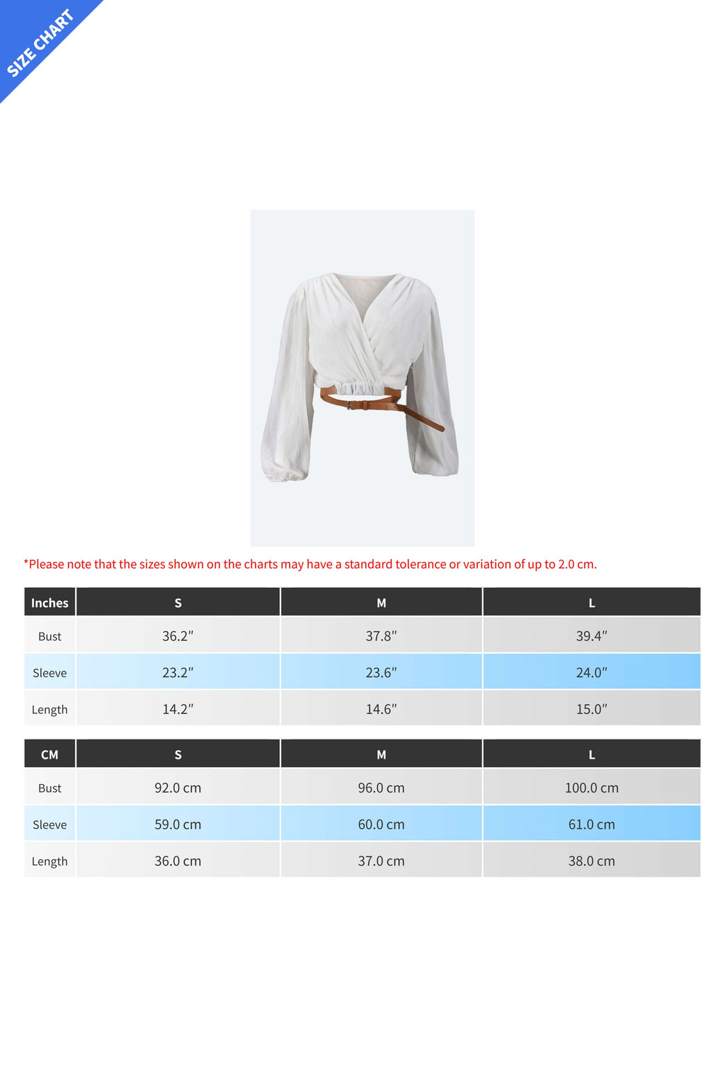 V-Neck Belted Long-Sleeve Shirt Lavish Daily