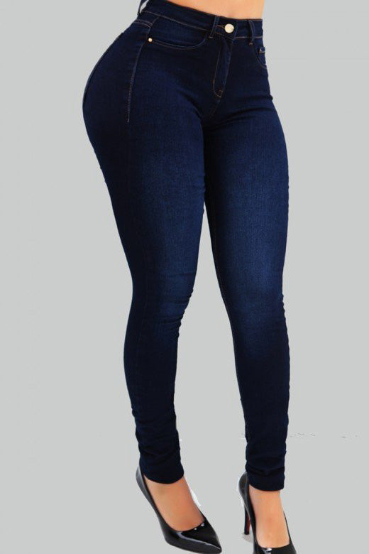 High Waist Stretch Butt Lifting Skinny Jeans Lavish Daily