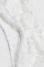 Lace Three-Piece Set Bikini with Skirt Lavish Daily