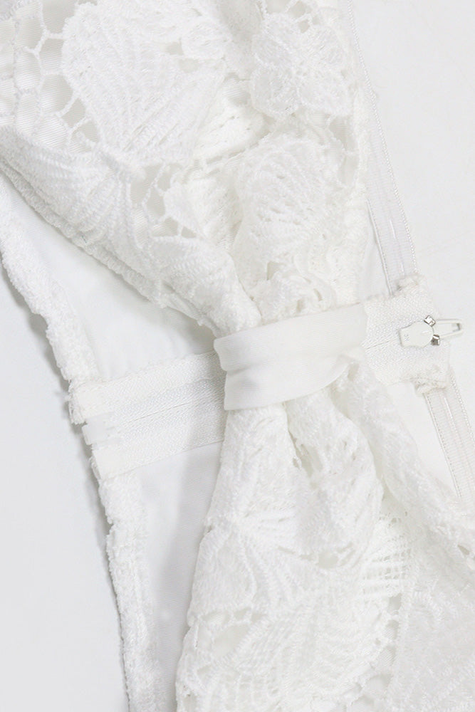 Lace Three-Piece Set Bikini with Skirt Lavish Daily