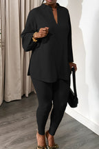 Loose Fit Tops and Legging Jogger Pants Suit Lavish Daily