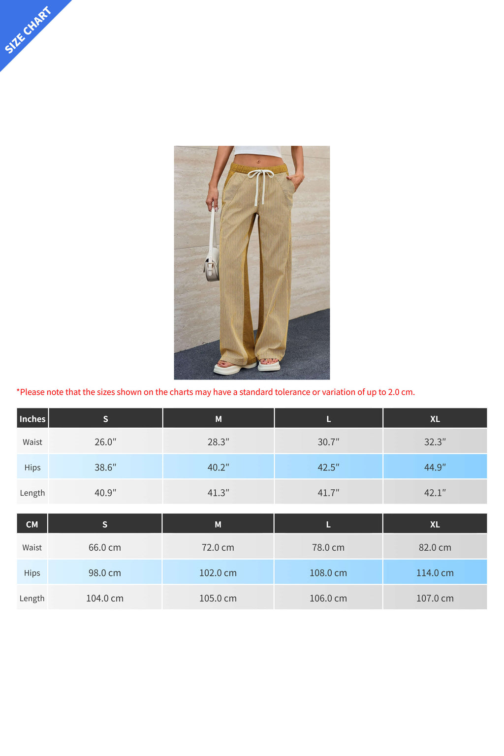 Casual Colorblock Loose Straight Pants Lavish Daily