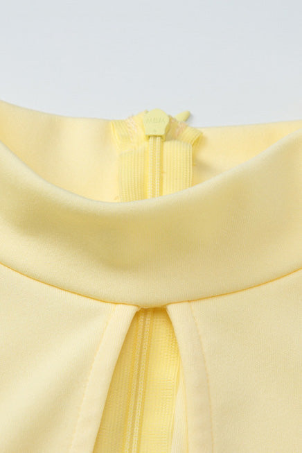 Sleeveless Cutout Chiffon Patchwork Maxi Dress Lavish Daily