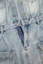 Denim Dress with Leg Warmers Lavish Daily