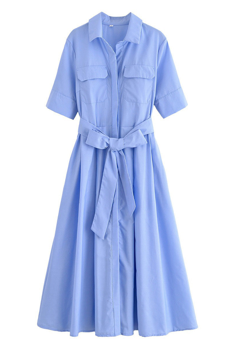 Waist Slimming Shirt Dress Lavish Daily