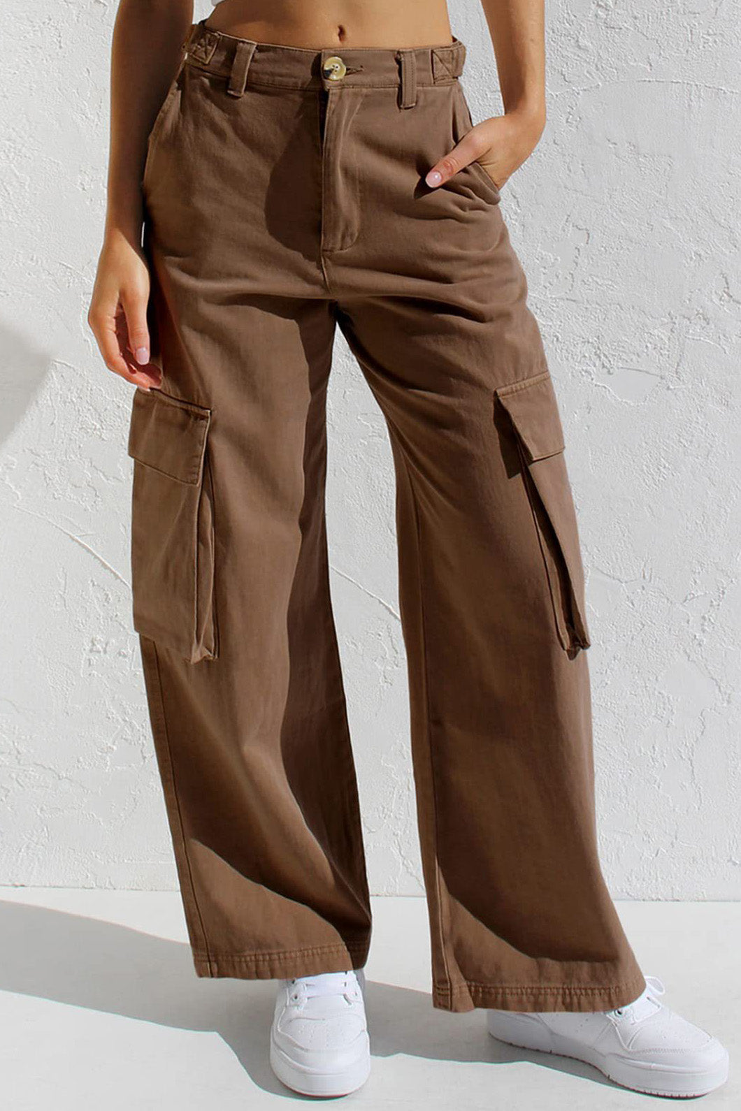 Multi Pocket Cargo Style Women’s Denim Pants Lavish Daily