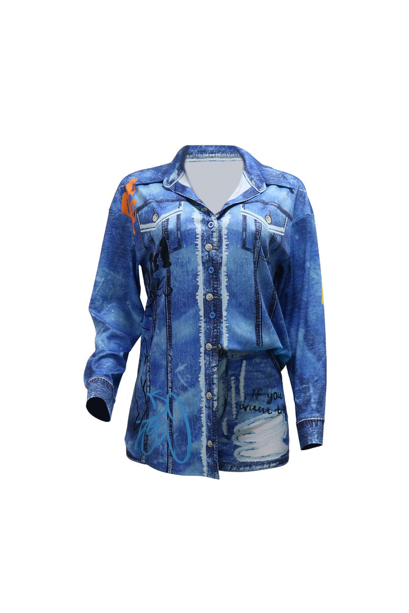 Printed Graffiti Set Lavish Daily