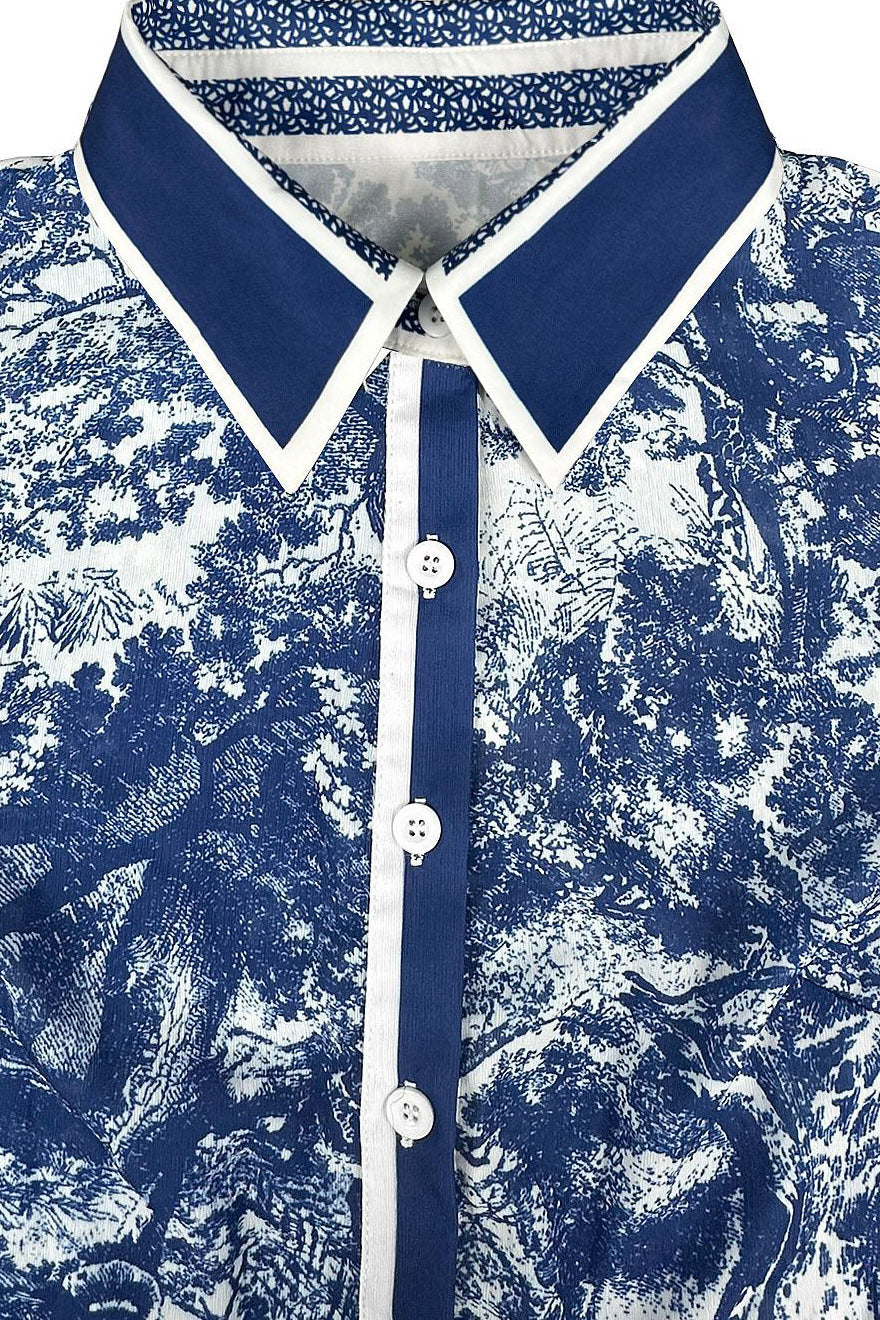 Button Down Shirt Maxi Dress Lavish Daily