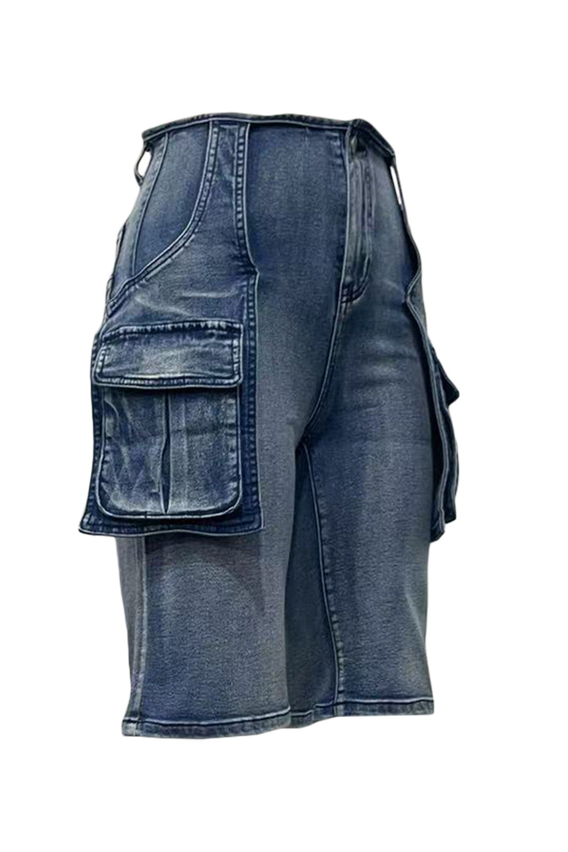 Retro Cargo Denim Shorts Lavish Daily