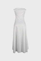 Elegant Patchwork Flounce Dress Lavish Daily