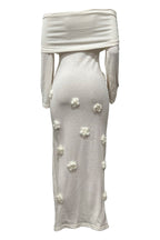 Off Shoulder Knit Maxi Dress Lavish Daily